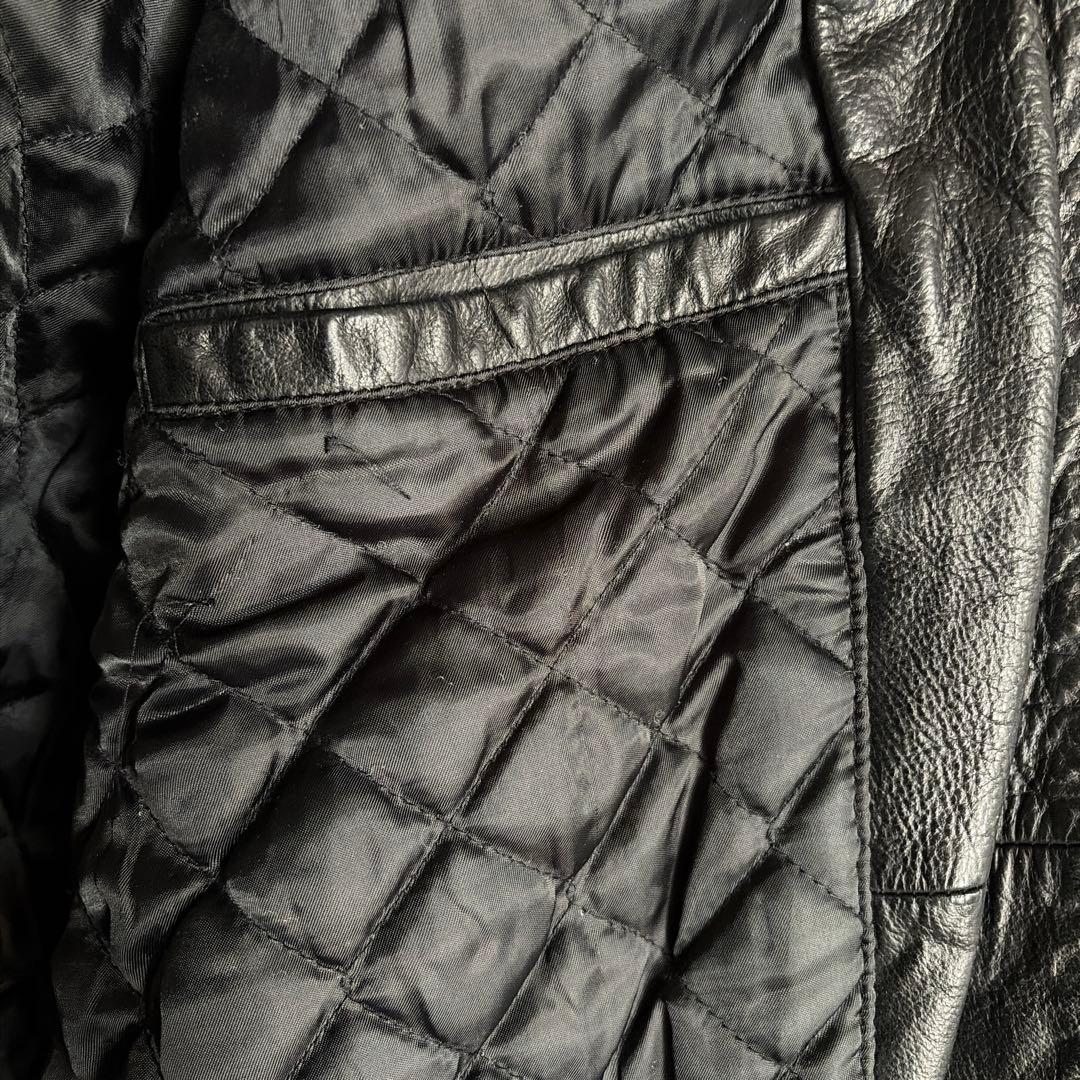 名作 OLD GAP レザージャケット XL相当 キルティング 90s 本革 - メルカリ