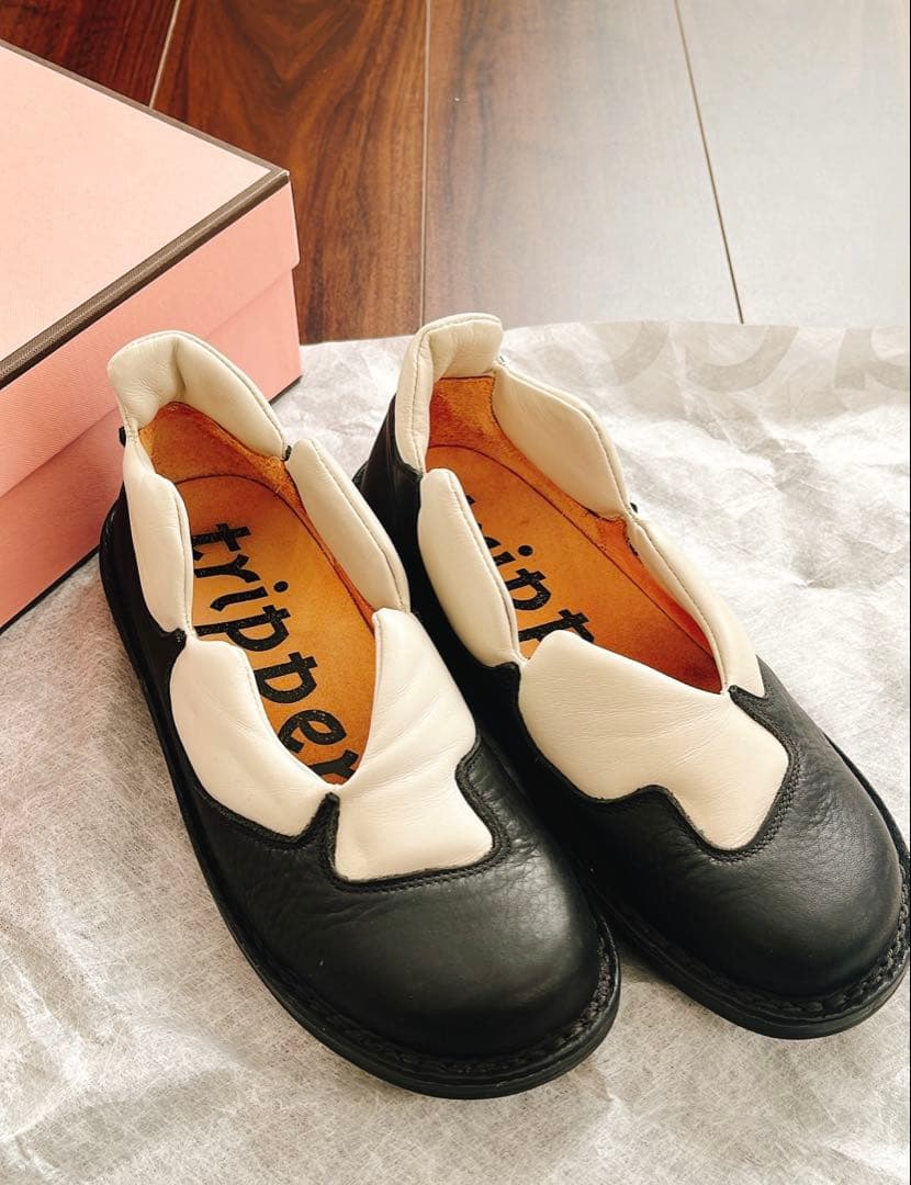 レディース　trippen 牛革　37 trippen - trippen walker トリッペン ウォーカー レザーシューズ 37の