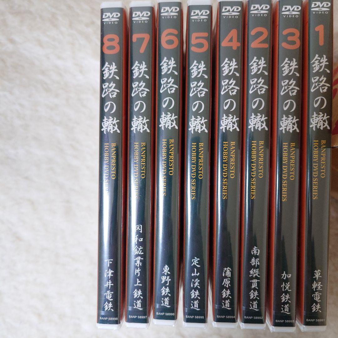 鉄路の轍DVD 1-8巻セット（新品未使用）