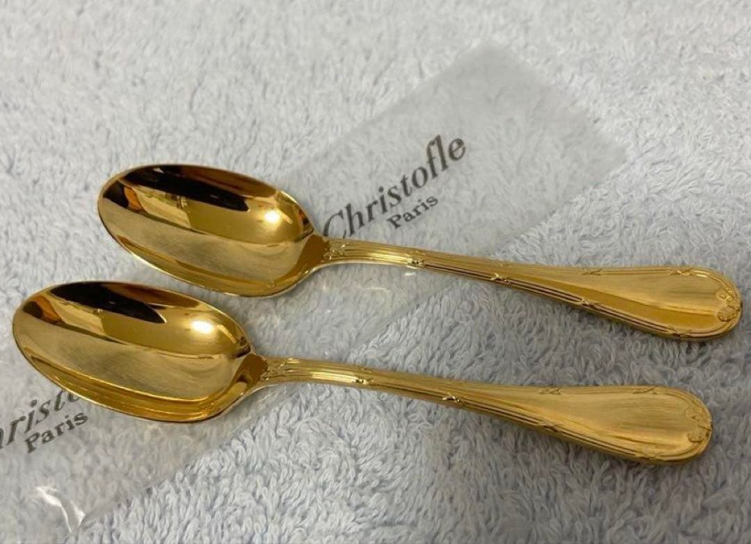 未使用品⭕️廃盤希少クリストフル ゴールド モカスプーン 2本 楽天市場】クリストフル Mood(ムード) ゴールド 865299 カトラリー