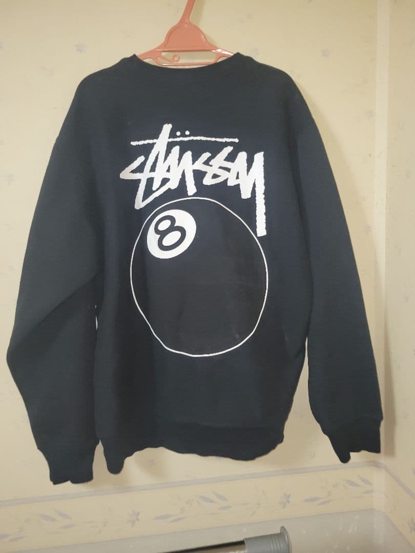 ラ*ム様 Stussy 8ボールデザイン スウェット M ブラック ラ*ム様 Stussy 8ボールデザイン スウェット M ブラック Stussy 8