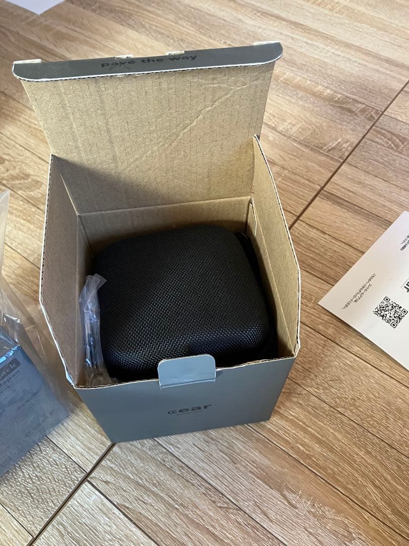 cear(シーイヤー) pavé（パヴェ）BK 2個　　 kiki 空間に音が生まれる？！不思議なスピーカー「シーイヤーパヴェ」が