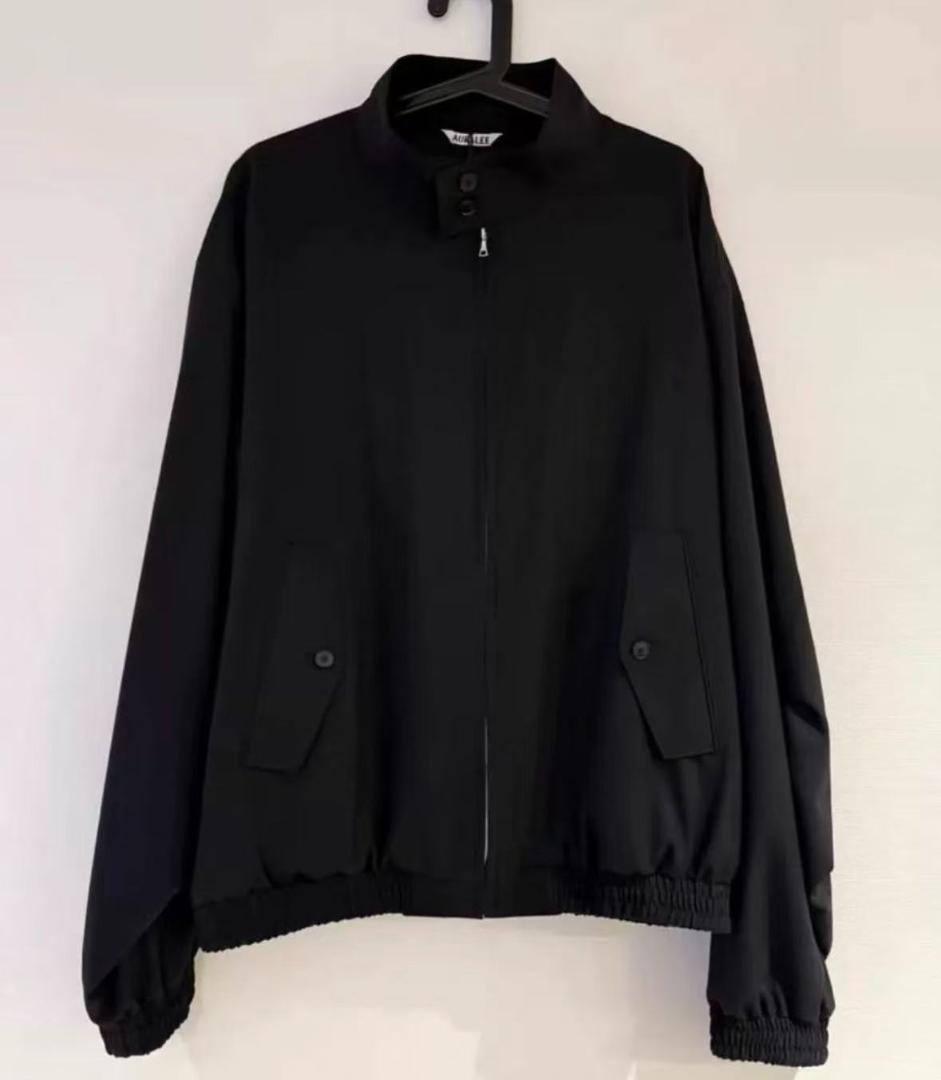 AURALEE ブラック ジャケット ジップアップ 4 Auralee ALREADY Made The Jacket of the Season