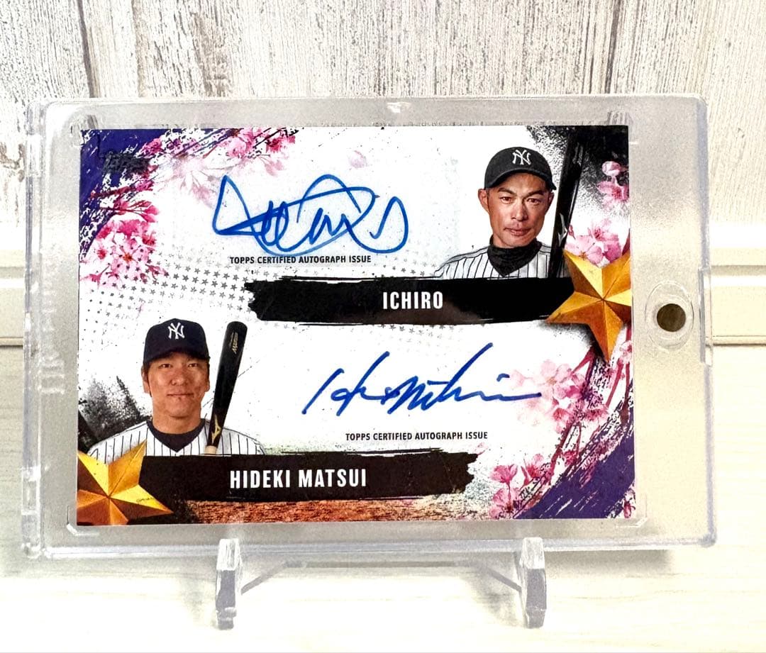 25枚限定 2025 TOPPS イチロー 松井 秀喜 直筆サイン - メルカリ