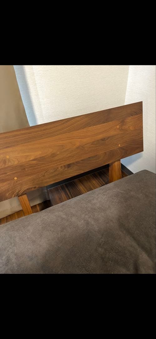 SOLID （ミヤモト家具） ウォルナットカウチソファ＋オットマン