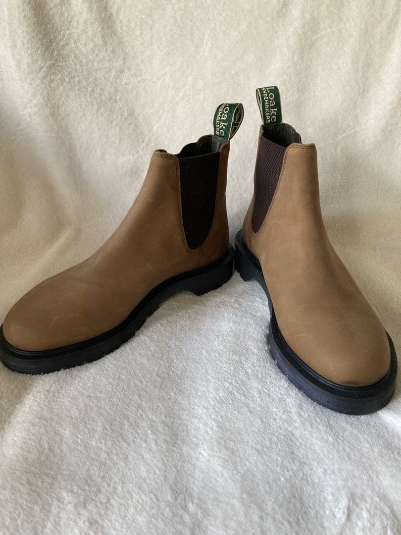 半額以下！オールドマンズテーラー×Loake 別注ブーツ ブラウン UK5
