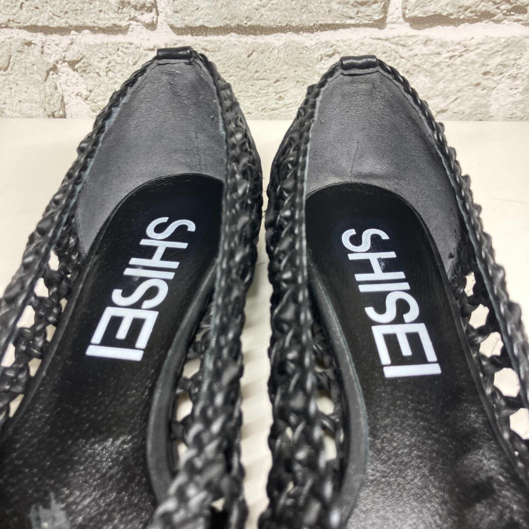 極美品】シーセイ SHISEI メッシュ ポインテッドトゥ 23.0 - メルカリ