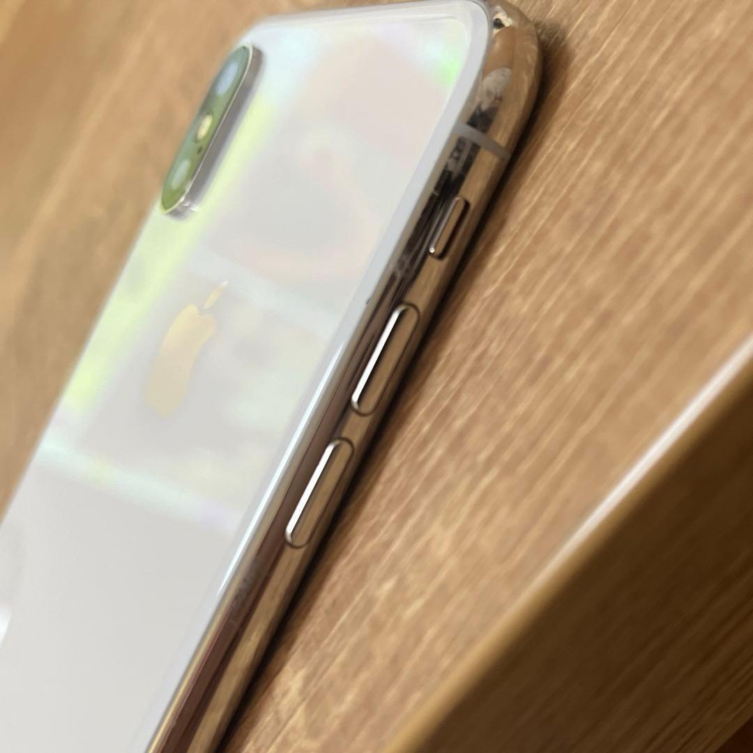 iPhoneX 本体 シルバー 256GB SIMフリー 画面ひびあり