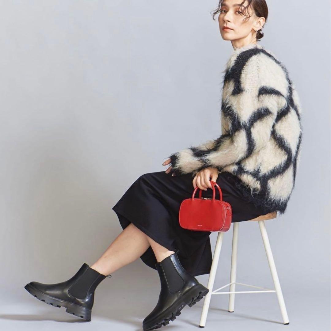 美品 BEAUTY&YOUTH 近年モデル サイドゴアブーツ -晴雨兼用- 24 - メルカリ