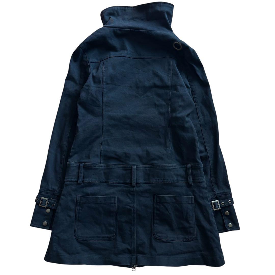 y2k ギミックコート 平成ギャル ダークコア d.i.a系 お姉系 ギャザー