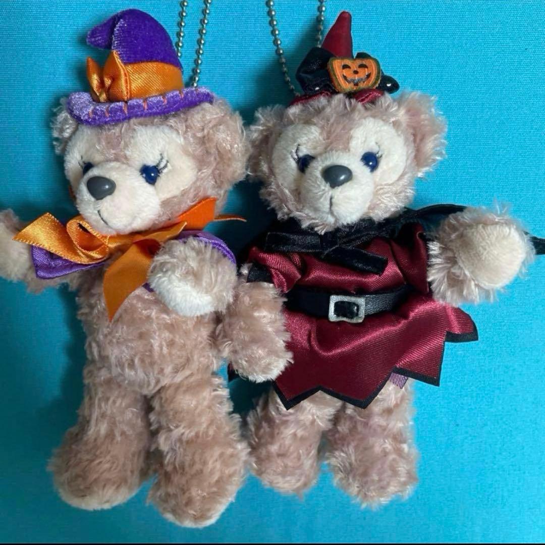 ディズニー ハロウィン シェリーメイ ぬいぐるみバッジ 2個セット
