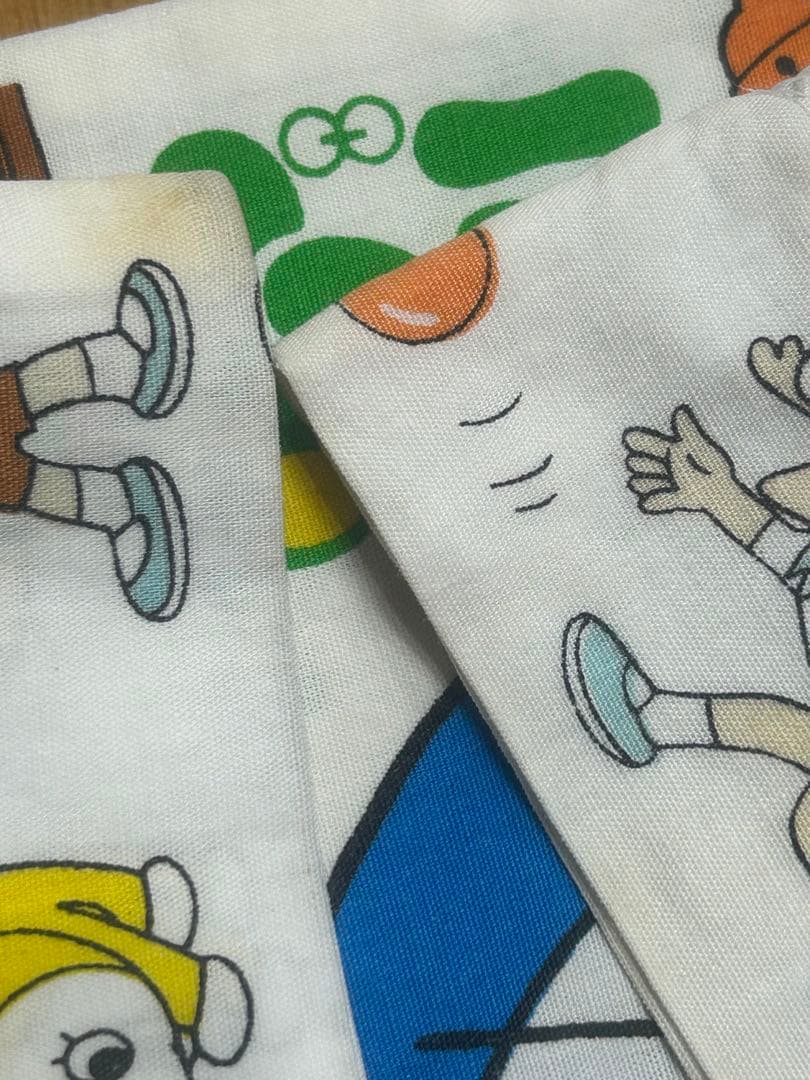 超レア品☆約50年前？ドラえもん 枕カバー 難あり昭和レトロ 藤子