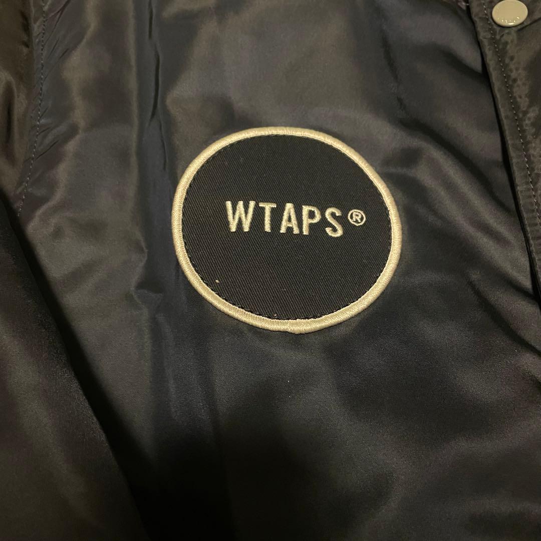 L WTAPS BENCH JACKET NYLON SATIN NAVY - メルカリ