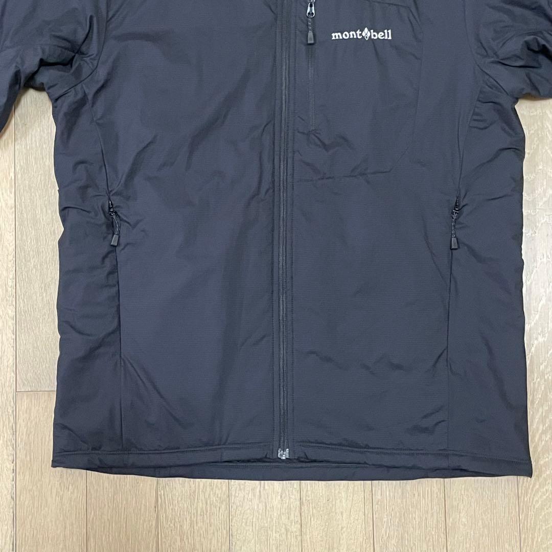 モンベル EXライト サーマラップ ジャケット メンズM ブラック - メルカリ