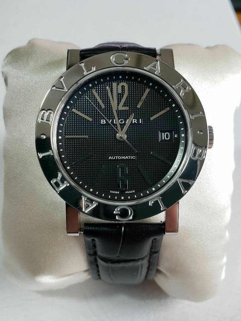 BVLGARI 自動巻き時計 ブラック ブルガリ 時計 ブルガリブルガリ 自動巻き 機械式 腕時計 ブランド