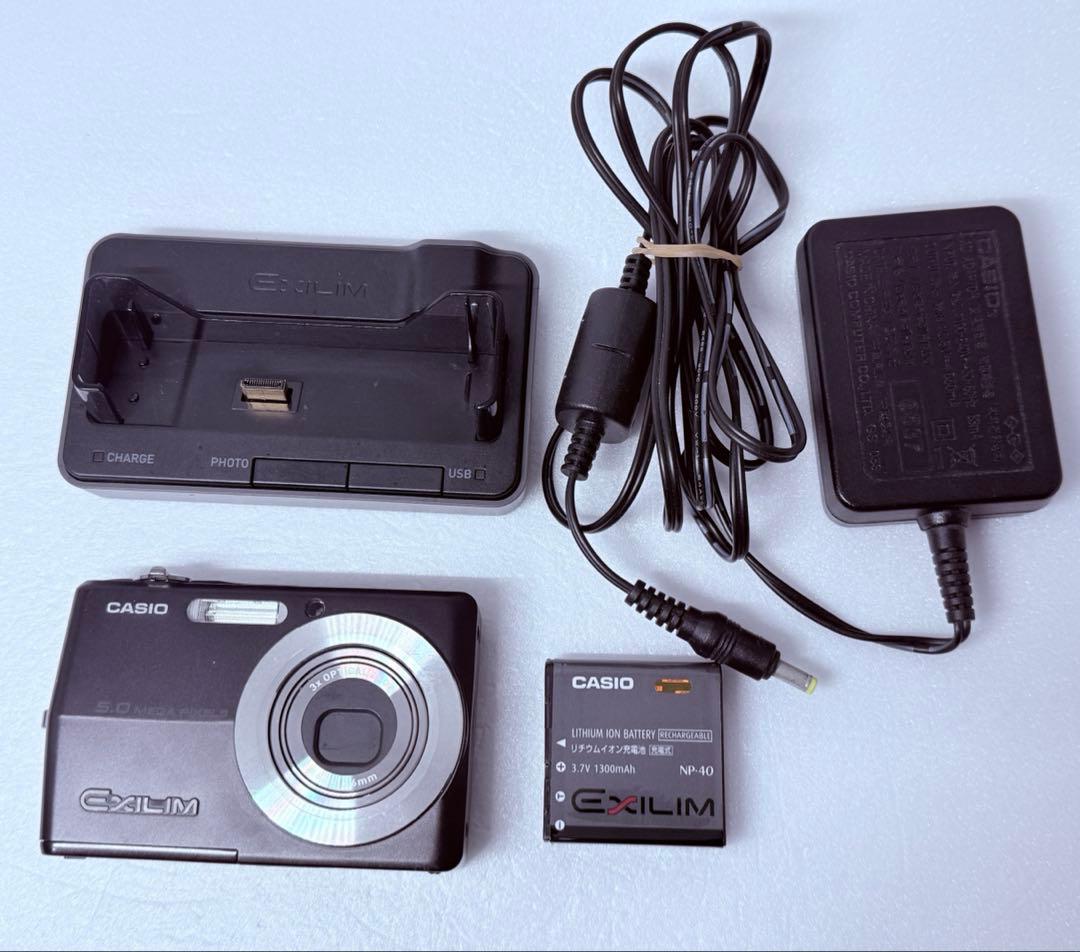 CASIO EXILIM EX-Z500 ブラック 動作確認済 コンデジ レトロ カシオ デジカメ EX-Z500 EXILIM ZOOM – キングラム
