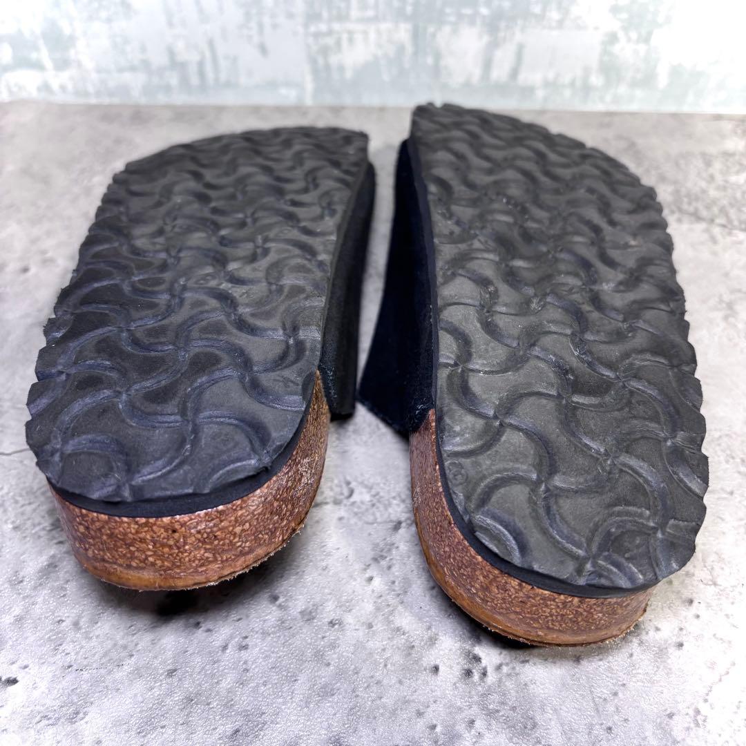 【美品！】ビルケンシュトック チューリッヒ 黒 38 24.5cm スエード