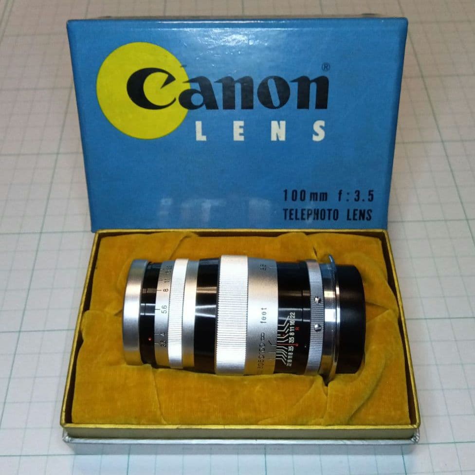 Canon　LENS 100mm f:3.5 テレフォトレンズ　中古品　レトロ Canon f/3.5 Camera Lenses 100mm Focal for sale | eBay