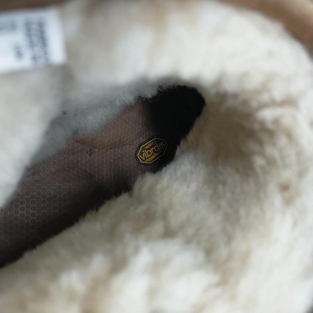 ショウ様限定 スイコック ミッド ムートンブーツ 茶 29 ビブラム