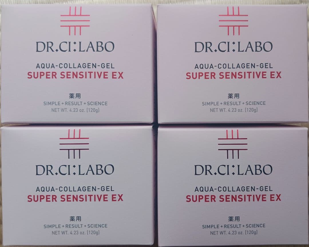 4個ドクターシーラボ 薬用アクアコラーゲンゲル スーパーセンシティブEX120g Amazon.co.jp: （旧モデル）薬 用 アクア コラーゲン ゲル スーパー