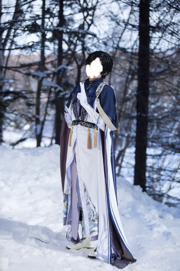 叶様　恋と深空　九黎　コスプレ衣装　フルセット　Mサイズ 猫と三丁目 恋と深空 コスプレ レイ 九黎の司命 衣装