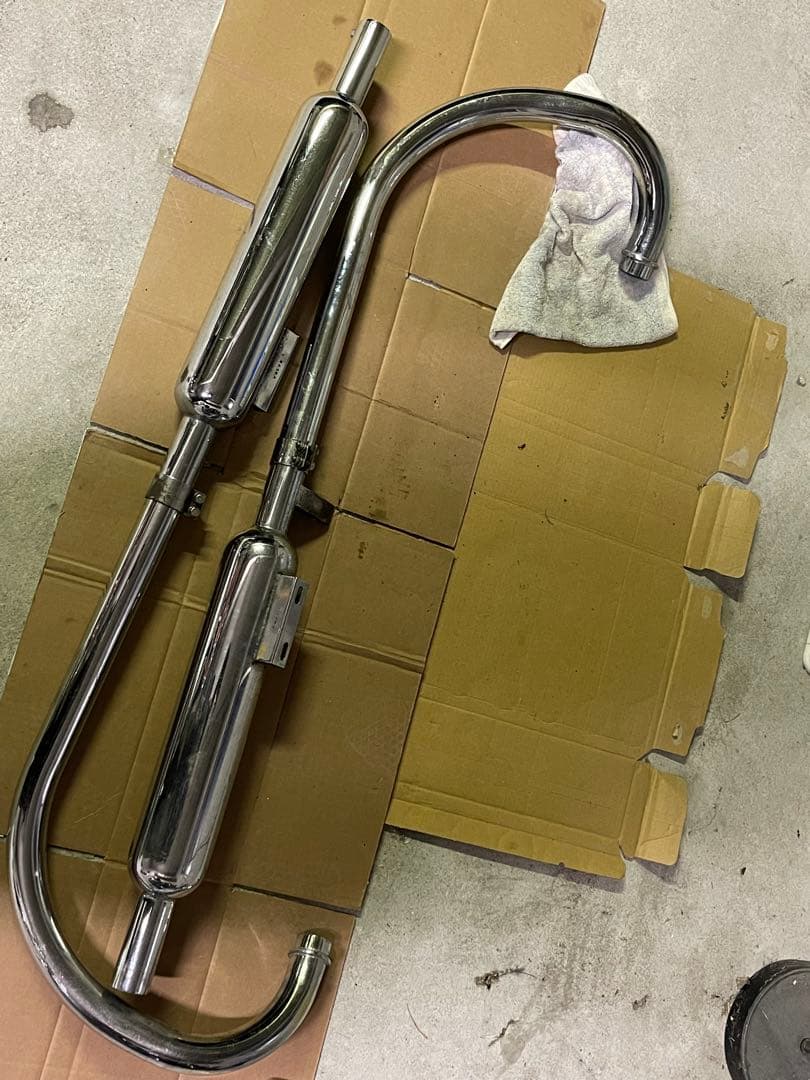 w650 大和ステンレスマフラー　スチールメッキ 2026年最新】大和ステンレス マフラー w650の人気アイテム - メルカリ