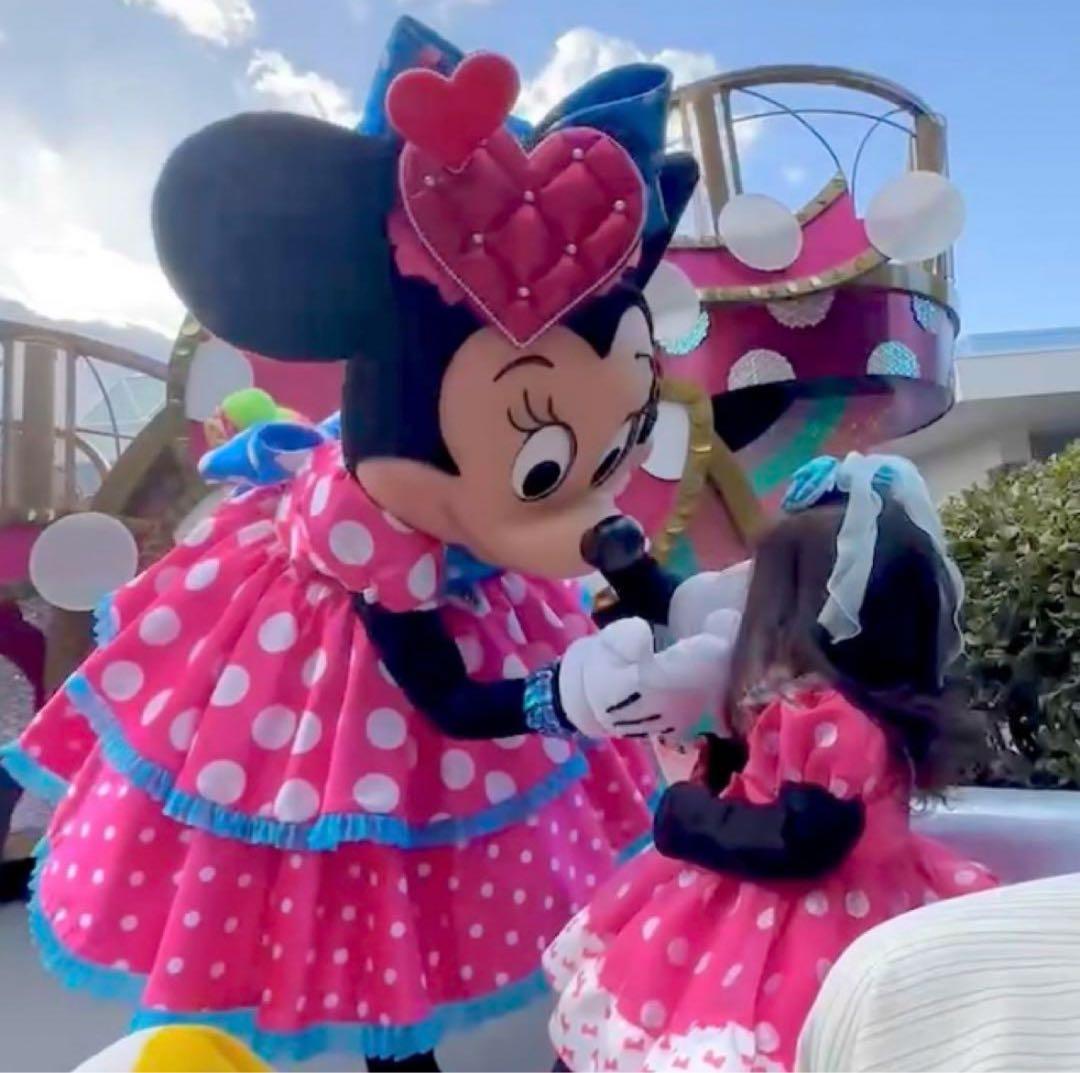 ディズニー パルパルーザ ミニー ファンダーランド 80 水玉 ワンピース