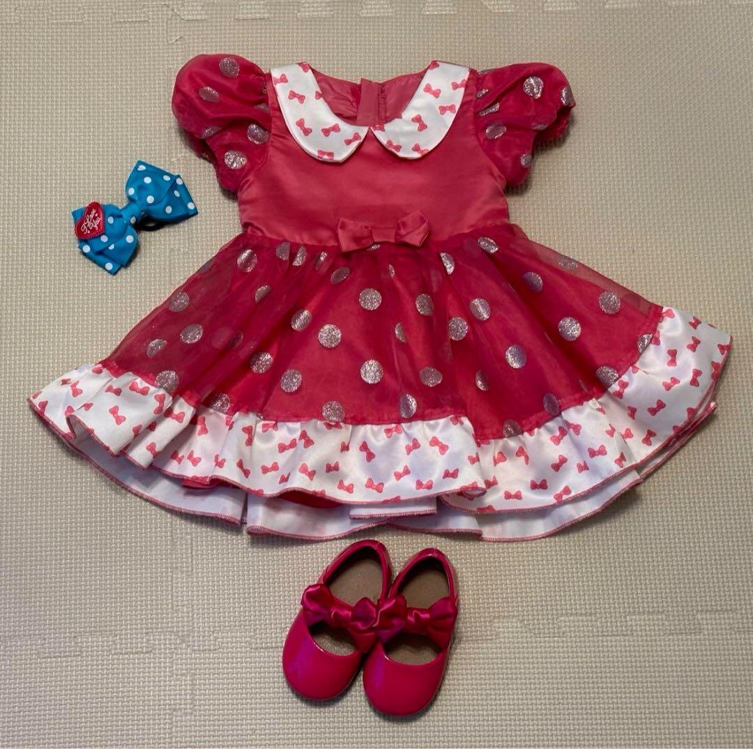 ディズニー パルパルーザ ミニー ファンダーランド 80 水玉 ワンピース