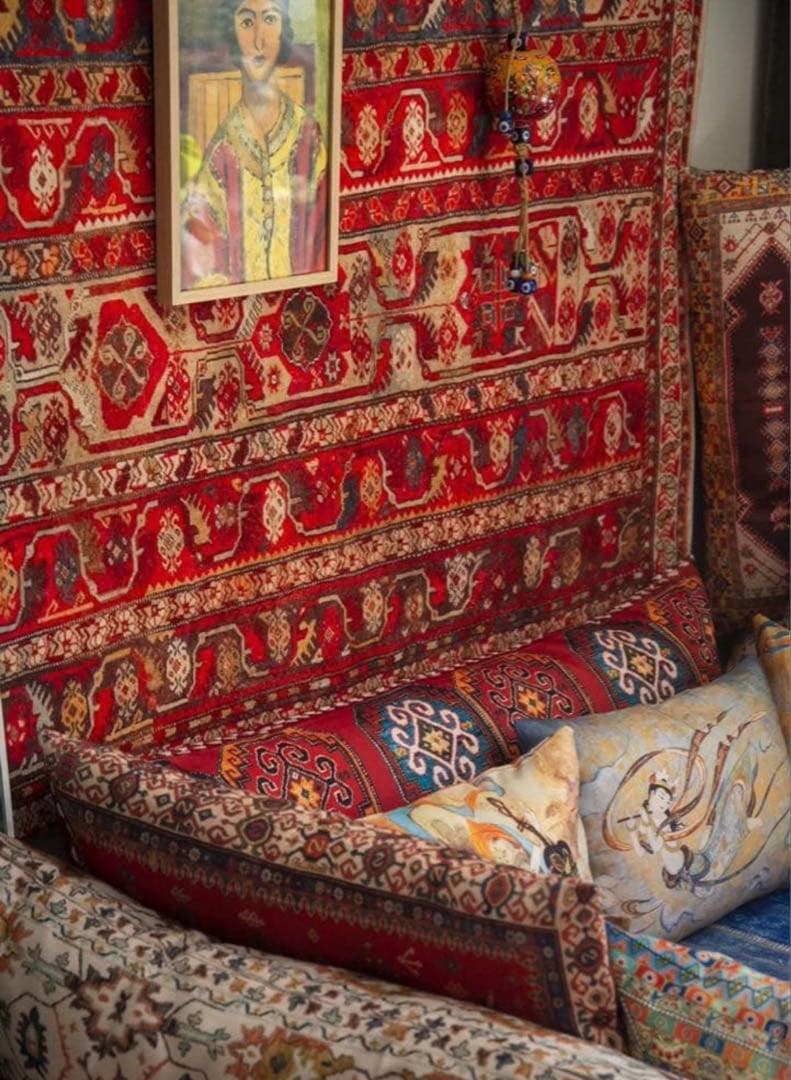 【ねこのいわし】ヴィンテージ赤ラグ 160×230 楽天市場】レッド 赤（カーペット・マット・畳｜インテリア・寝具