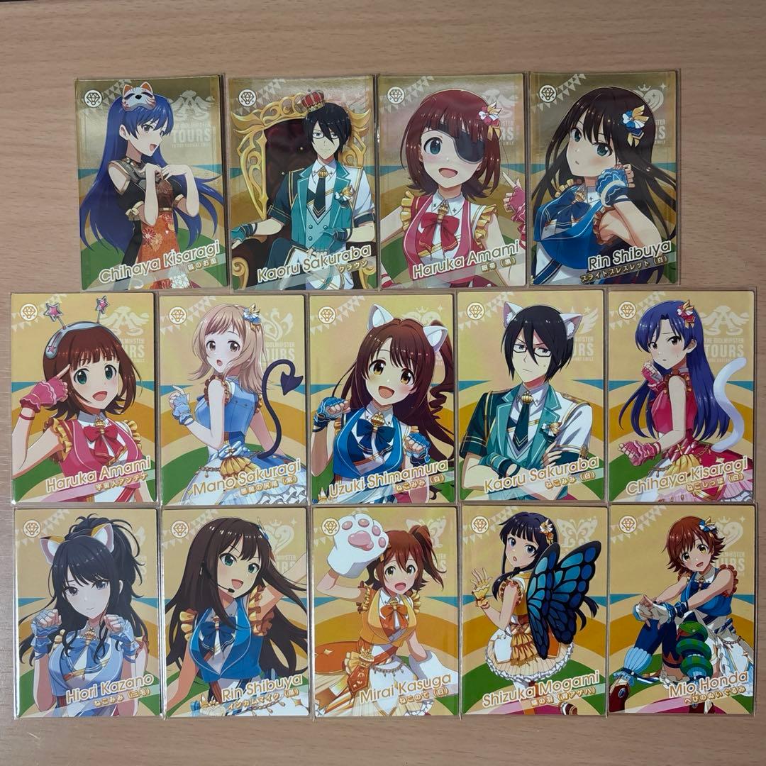 ツアマス 第1弾アクセサリーカード R4枚＋N10枚セット - メルカリ