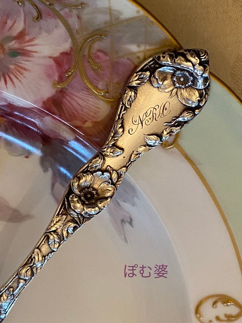 リード＆バートン】純銀 スターリング／ティースプーン「レ・サンク