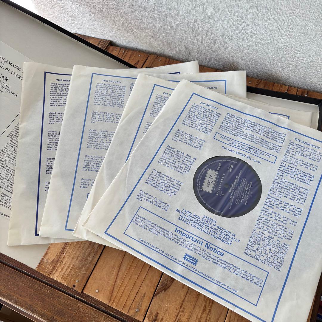 Works of Shakespeare KING LEAR 4枚組レコード - メルカリ