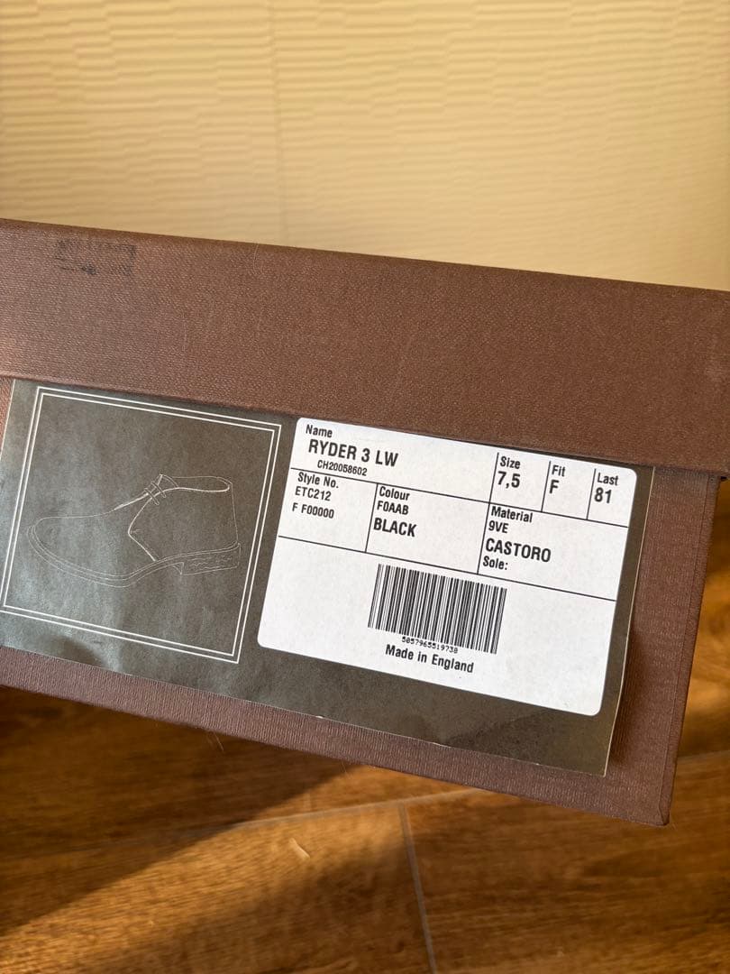 新品未使用】Church's Ryder3 LW ブラック スエード7.5 F - メルカリ