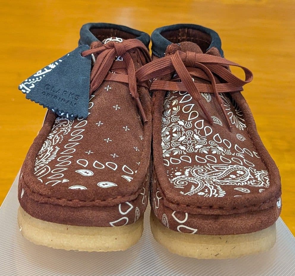 未使用】Clarks Wallabee クラークス ワラビー ペイズリー - メルカリ