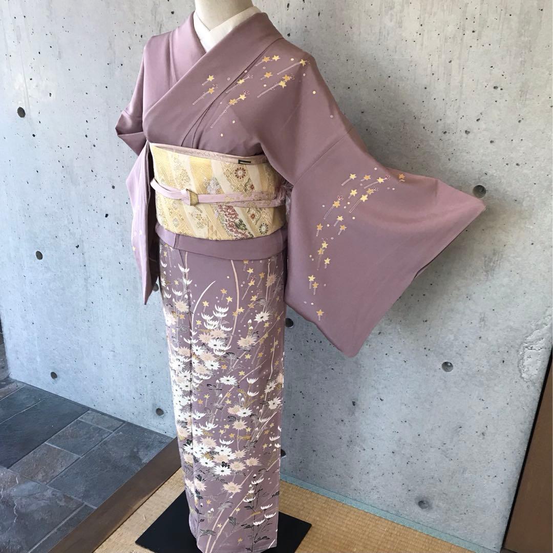 正絹訪問着（松坂屋誂製） フルセット4点 卒業式 入学式 宮参り 七五三