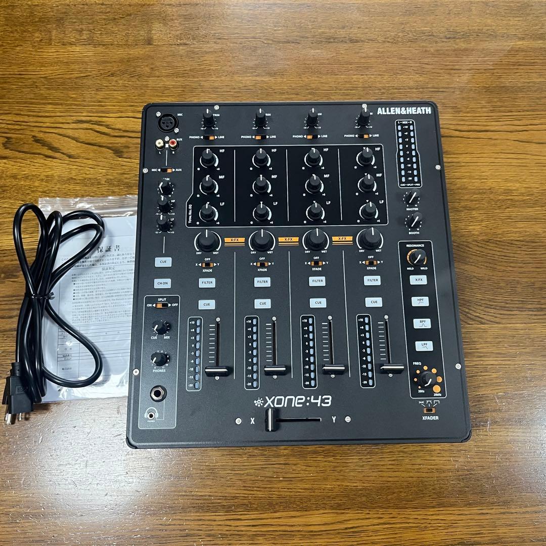 ALLEN&HEATH XONE:43 DJミキサー美品完動品 ALLEN&HEATH XONE:43 【4ch DJミキサー】(アレンアンドヒース