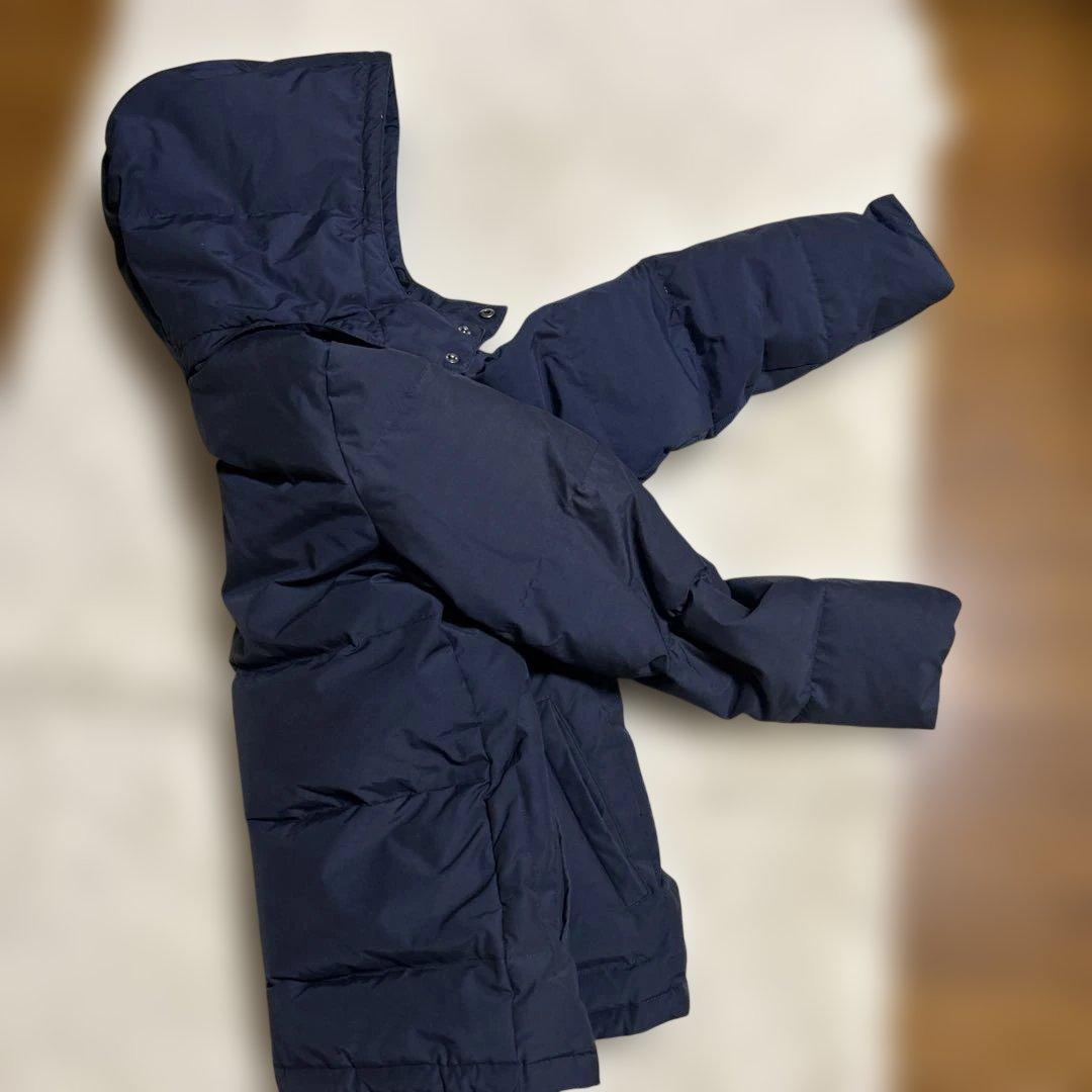 Gap メンズフード付きネイビーダウンジャケットL美品 - メルカリ