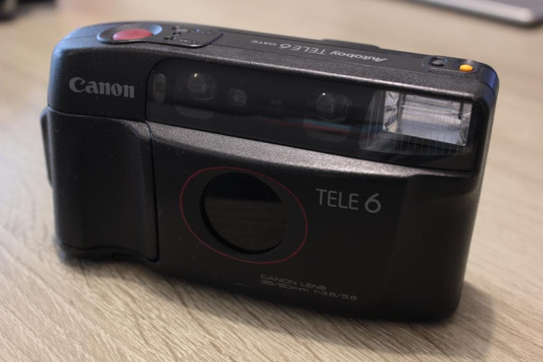 美品】Canon Autoboy TELE 6 コンパクトフィルムカメラ - メルカリ