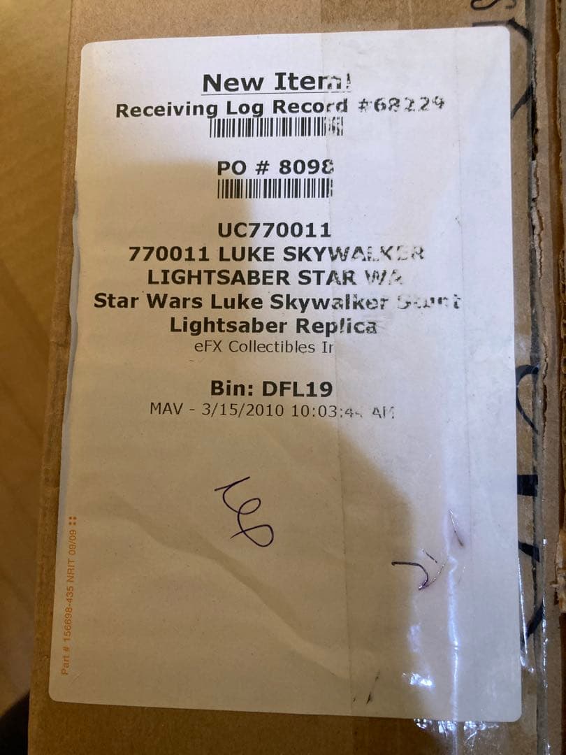 efx社 ルーク・スカイウォーカー EP6版V2スタントライトセーバー（樹脂