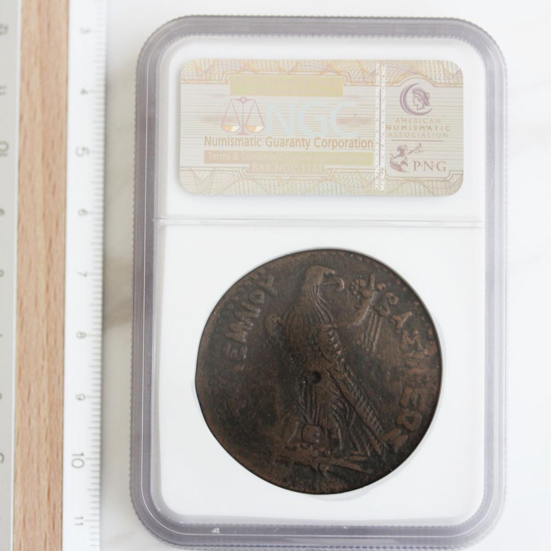 アメン・ゼウス神 プトレマイオス朝エジプト プトレマイオス4世 青銅貨