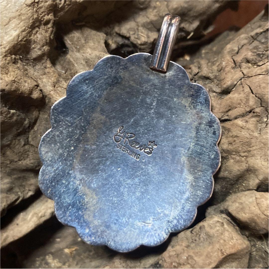 ゲーリーリーブス ターコイズ ナバホ ペンダント インディアン