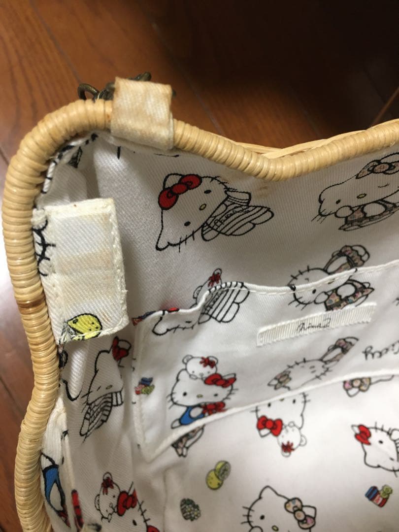 ニーナミュウ 】キティ フェイスカゴバッグ - メルカリ