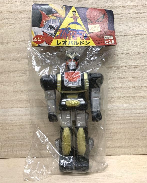 レトロソフビ　ポピー　東映　スパイダーマン　「レオバルドン」 チェンジ・レオパルドン！ 東映スパイダーマンレトロソフビ化