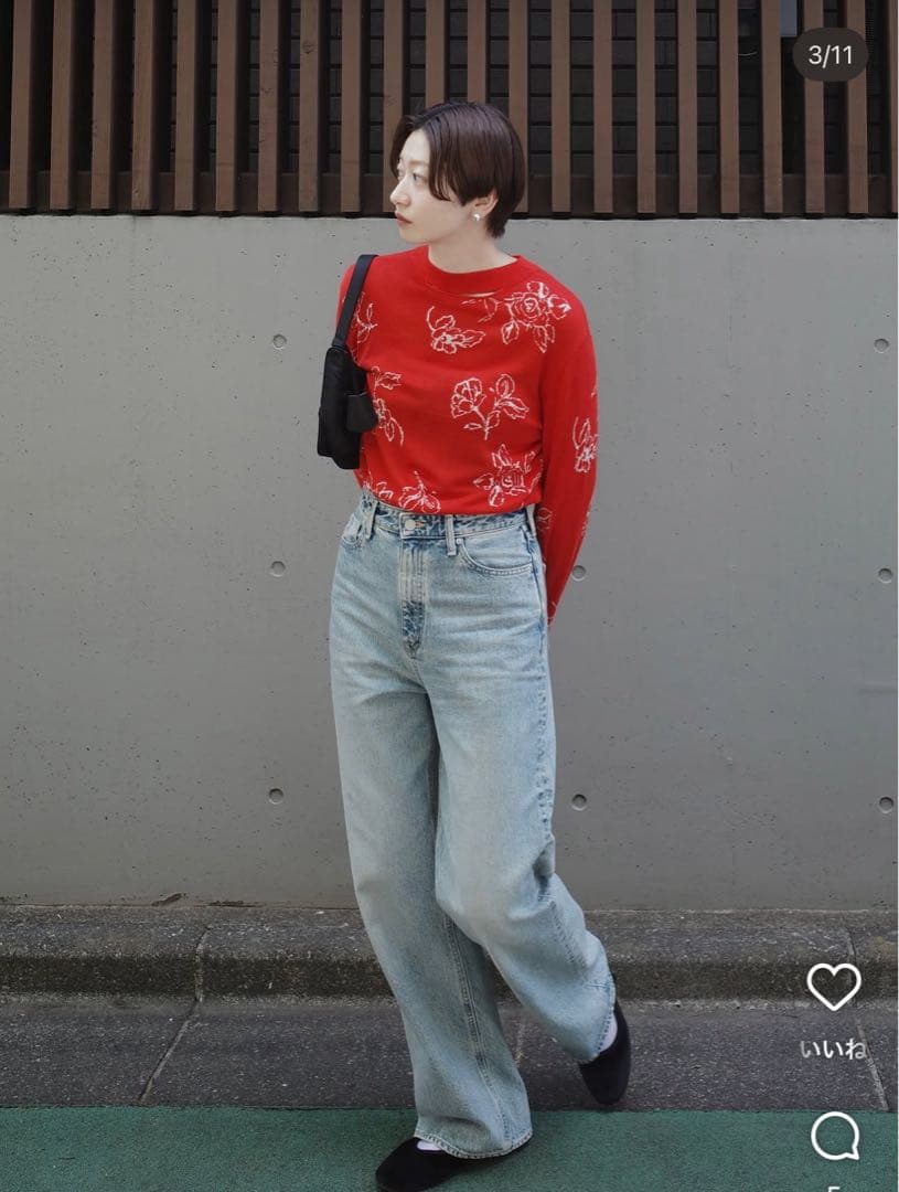 田中みな実×CLANE THIN FLOWER W FACE CARDIGAN - メルカリ