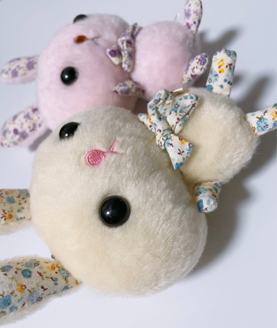 うさぎ ぬいぐるみ レトロ 花柄 - メルカリ