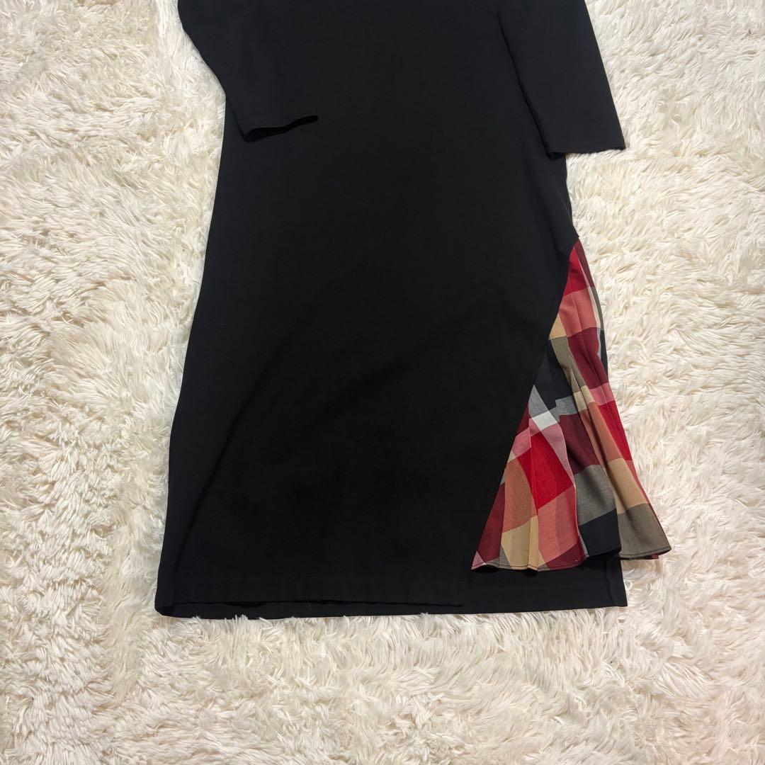 美品 BURBERRY BLUE LABEL ノバチェックワンピース ロング38 - メルカリ