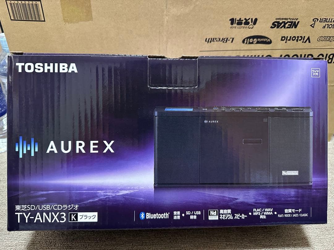 TOSHIBA TY-ANX3 K ブラック ラジオCD Bluetooth対応 SD/USB/CDラジオ(ブラック) | 東芝 | TY-ANX3-K