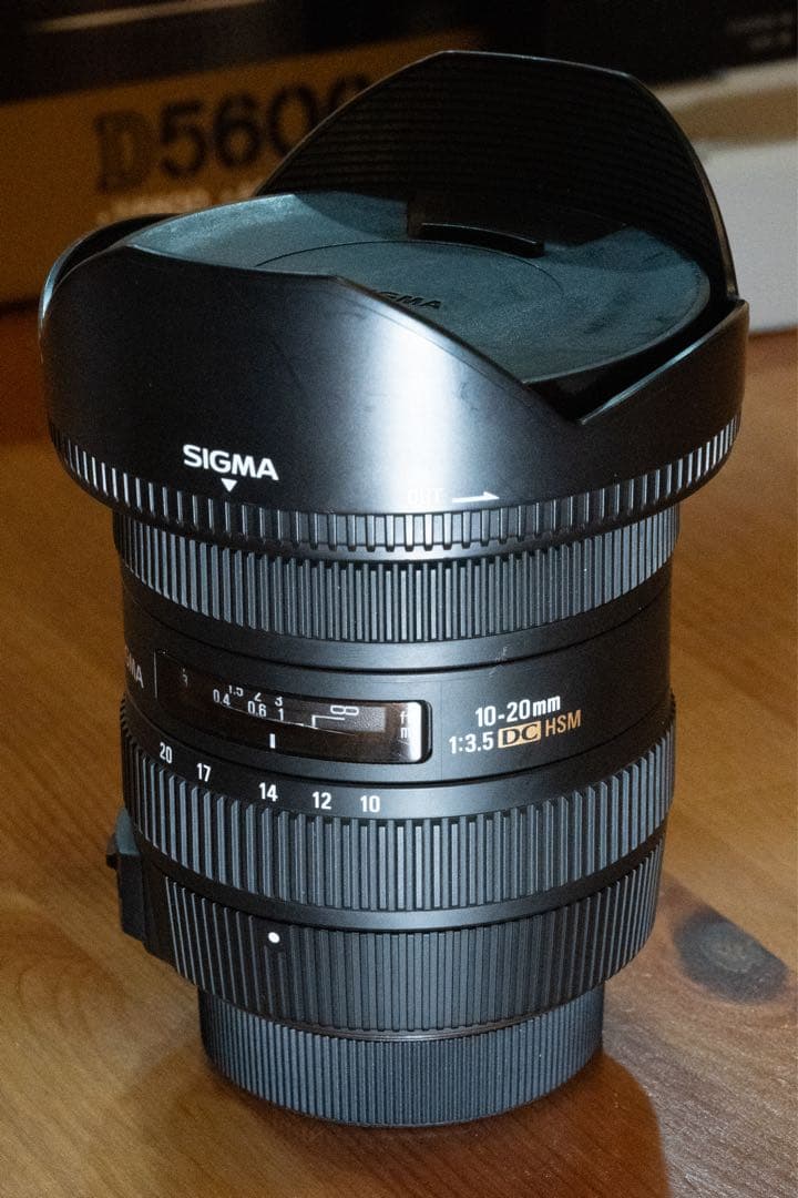 SIGMA 10-20mm f3.5 DC EX HSM ニコン用 フィルター付