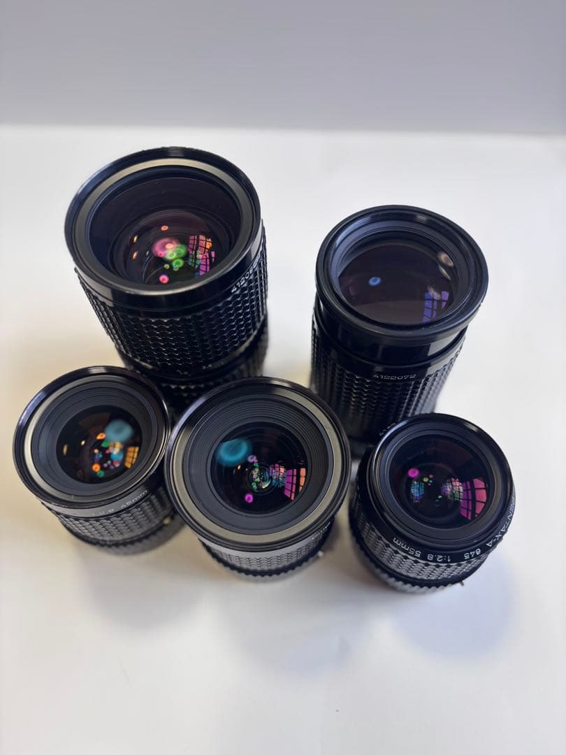 大幅値下げ！美品】 PENTAX645N ボディ＆レンズ5本セット - メルカリ