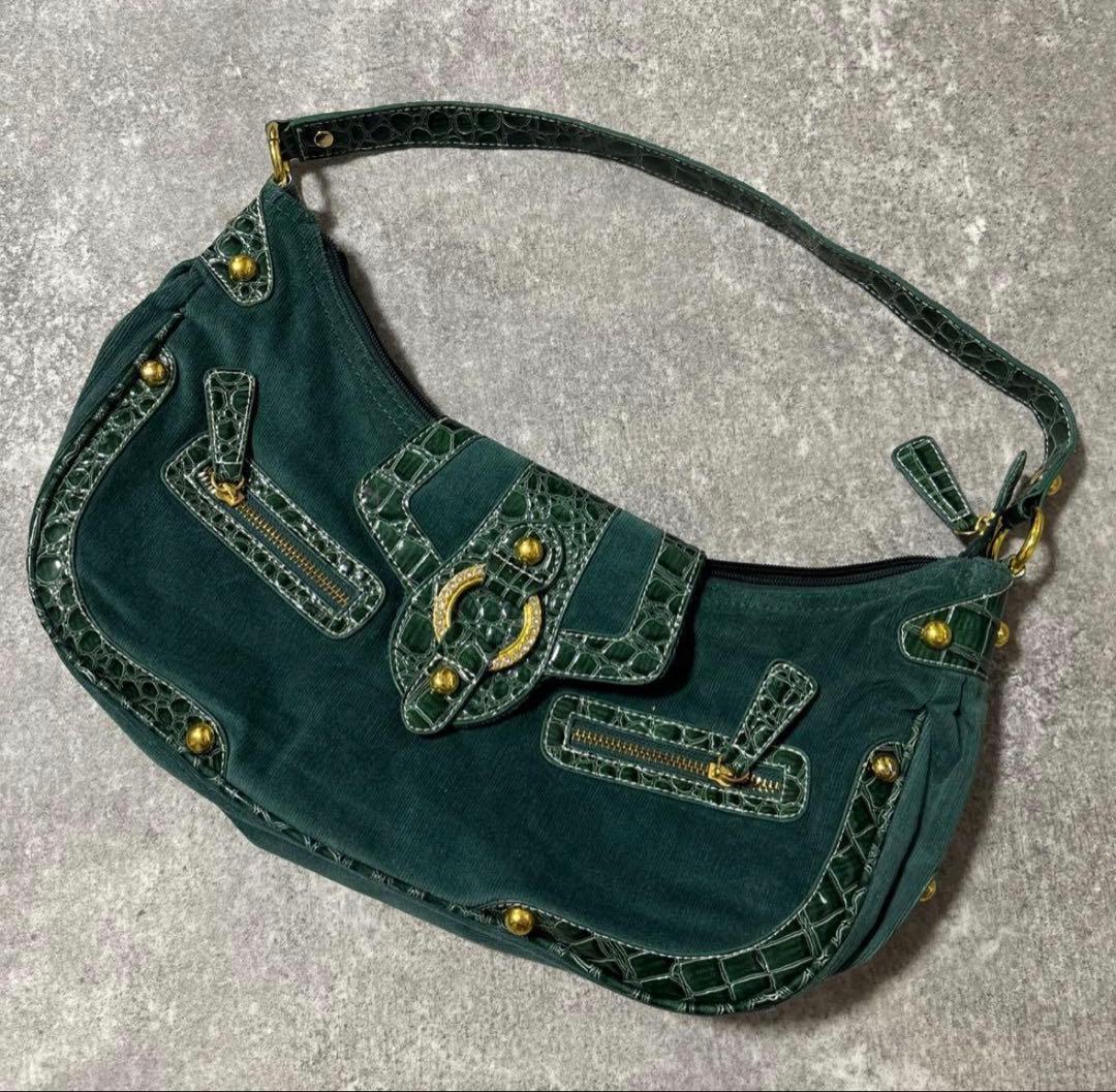 00s archive Y2K corduroy shoulder bag - メルカリ